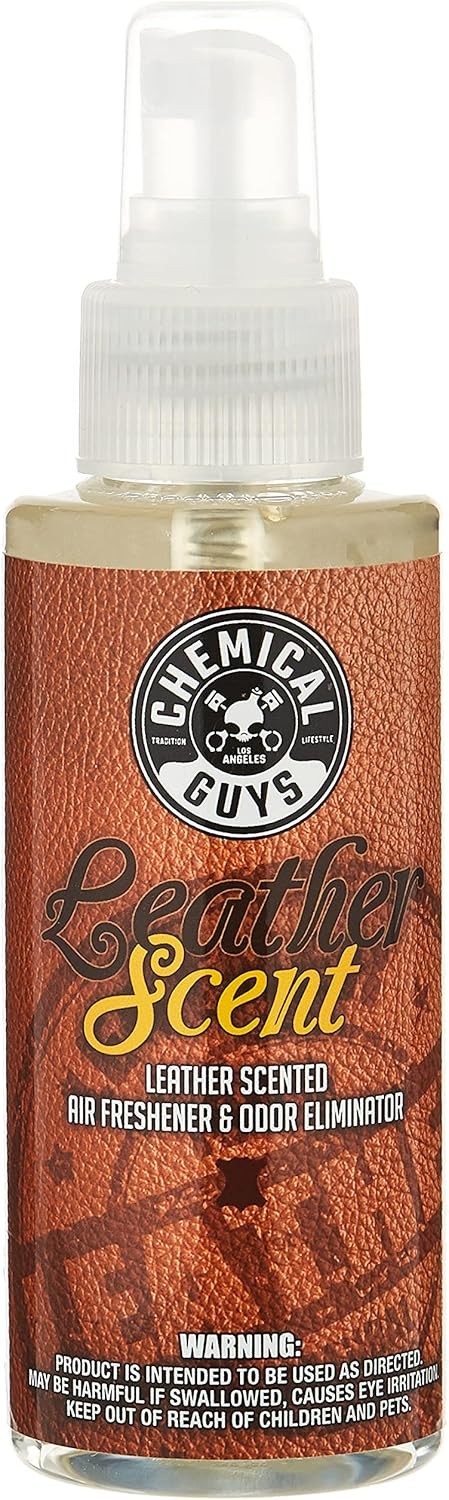 Chemical Guys AIR_102_04 Leather Scent Premium Air Freshener, 4 fl oz