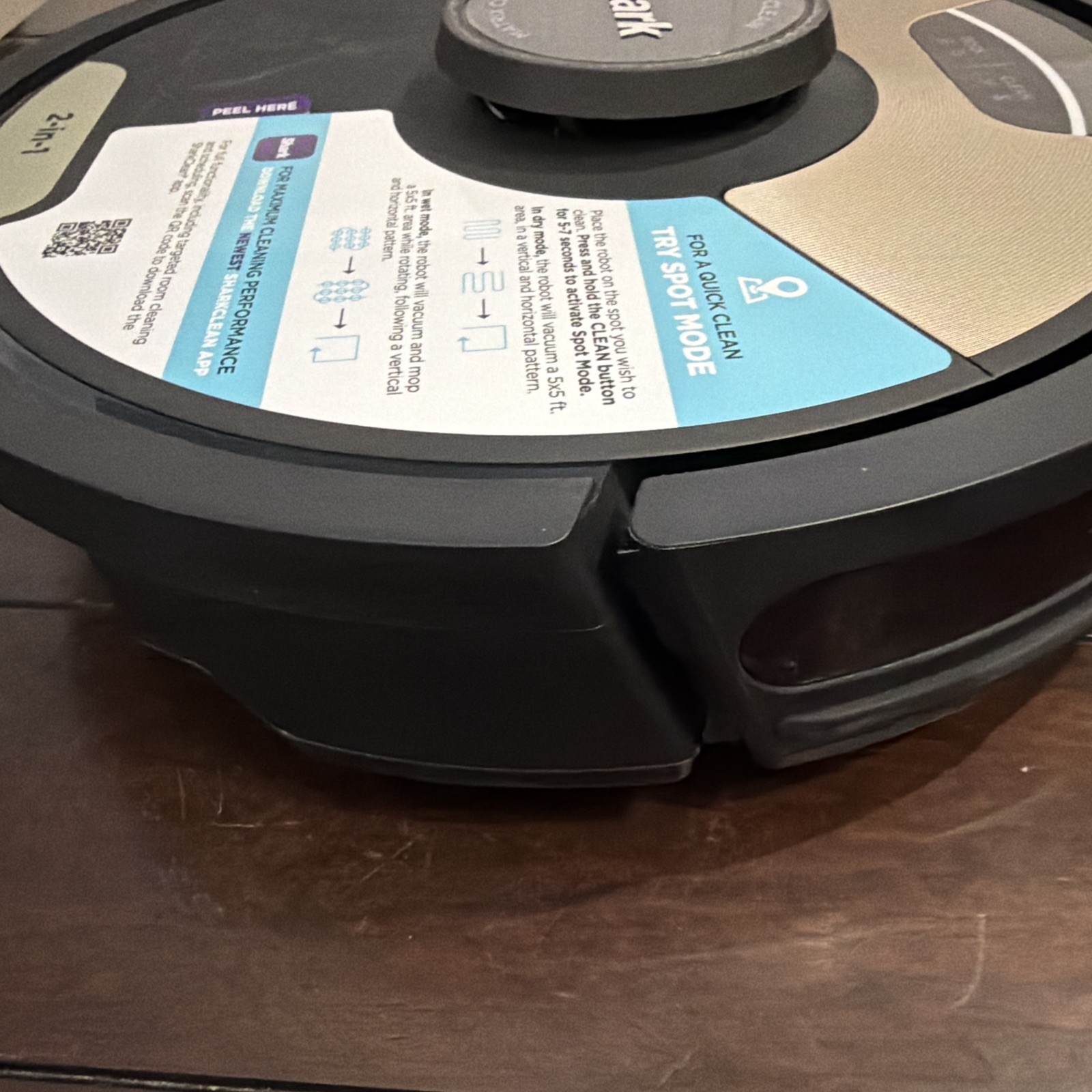 Parts Only Shark AI Ultra 2in1 Robot Vacuum and Mop, Black (AV2610WA) No Battery