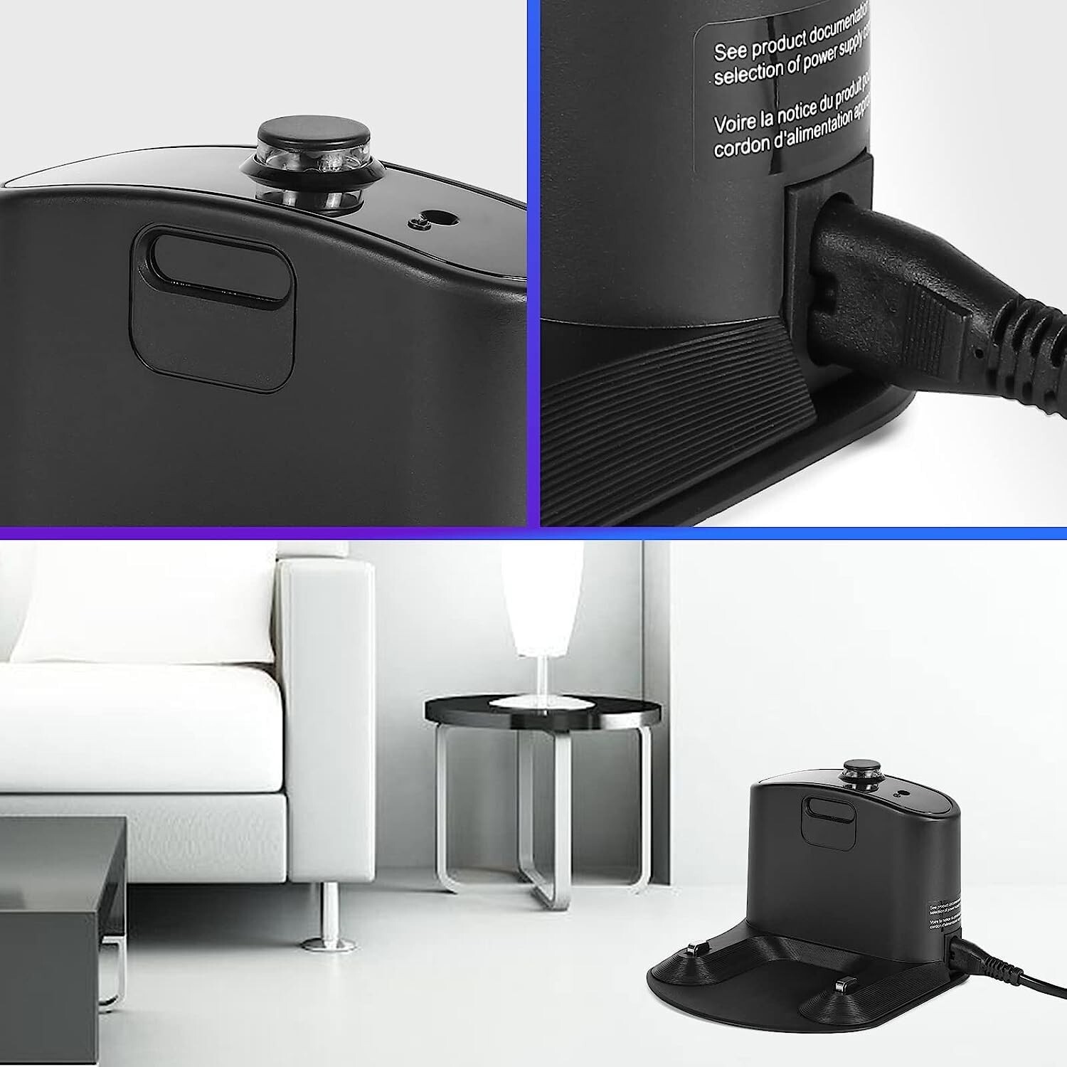 Durable Roomba Docking Station – Replacement for 500 to 900 Series Models