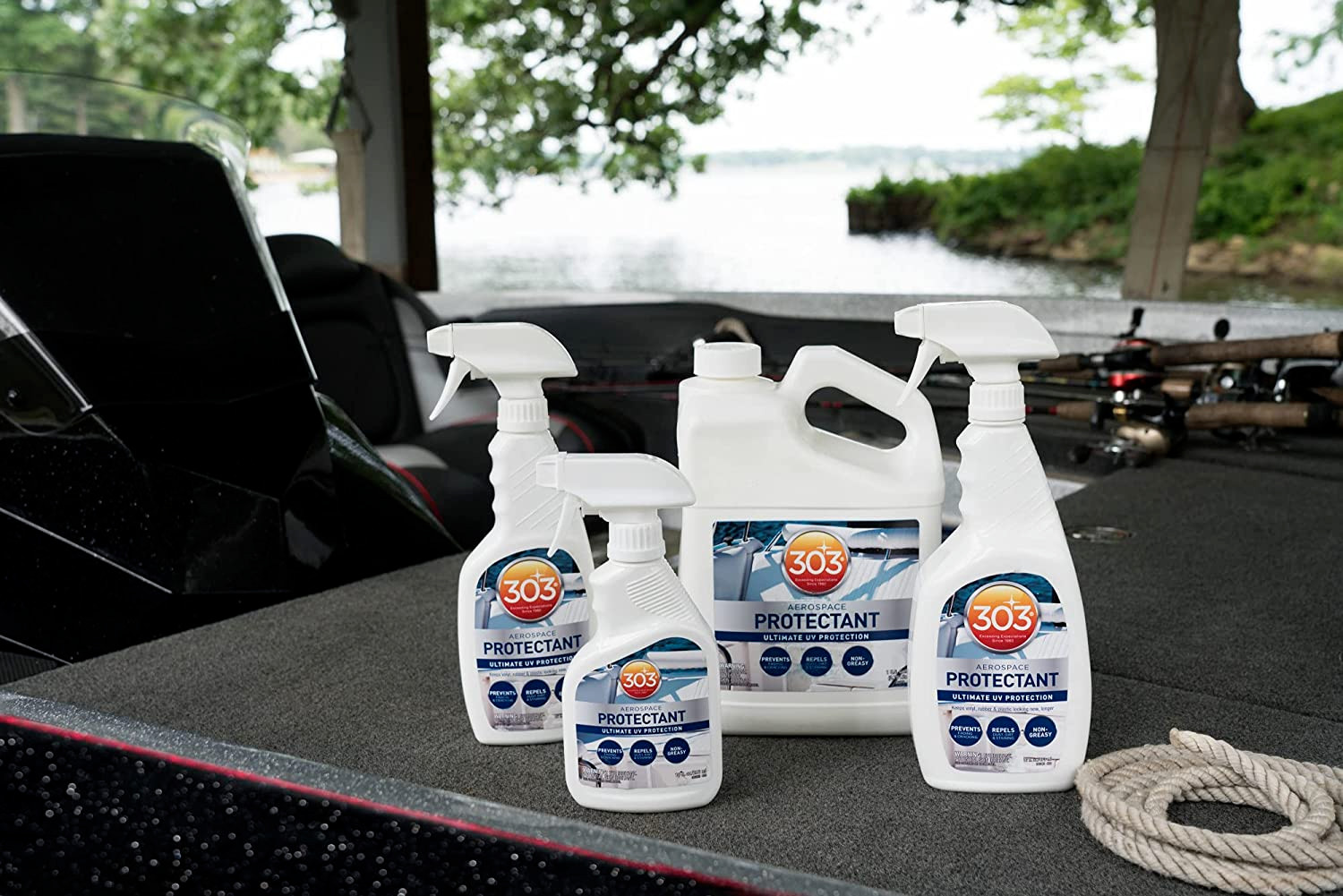 2 PACK 303 Aerospace Protectant 10 OZ Spray VINYL RUBBER PLASTIC LEATHER BOAT