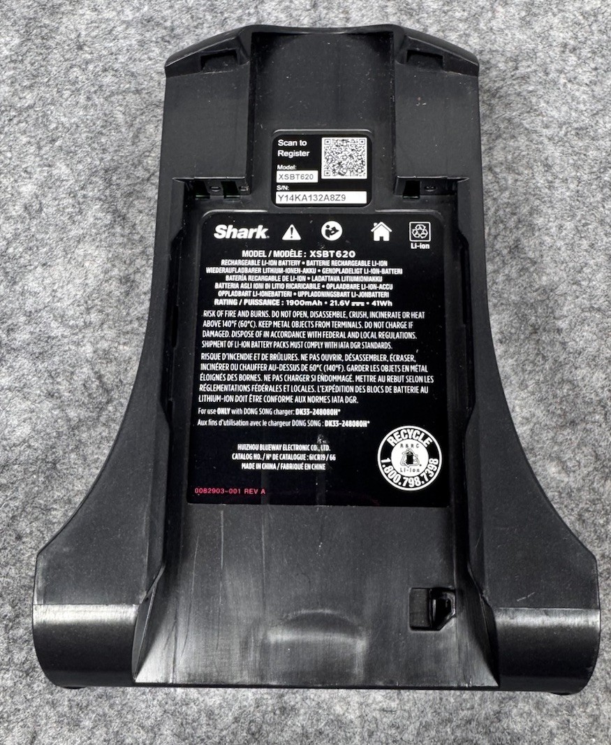 Shark Rocket IZ162H Pet Pro Cordless Vacuum Motor, Dust Canister, & Battery