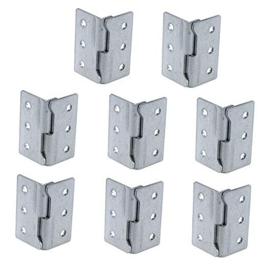 Set(16Pcs) Trailer Wood Sides Bracket, 2″ x 1.1″(LxW), Trailer Rack Corner 8