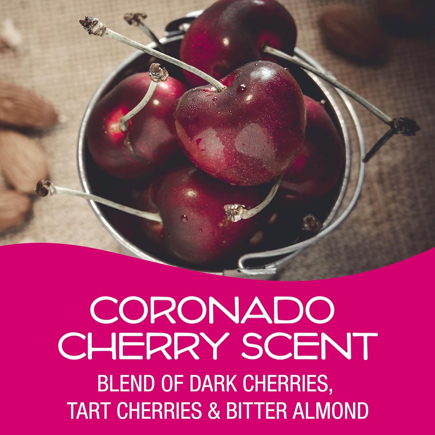California Scents Air Freshener 4-Pack Car Air Freshener (Coronado Cherry)
