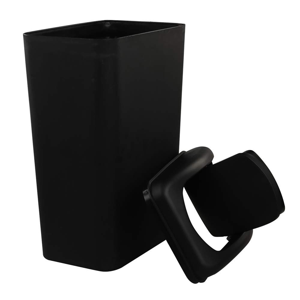 Ramddy 3.5 Gallon 14L Plastic Slim Commercial Trash Can Garbage Bin
