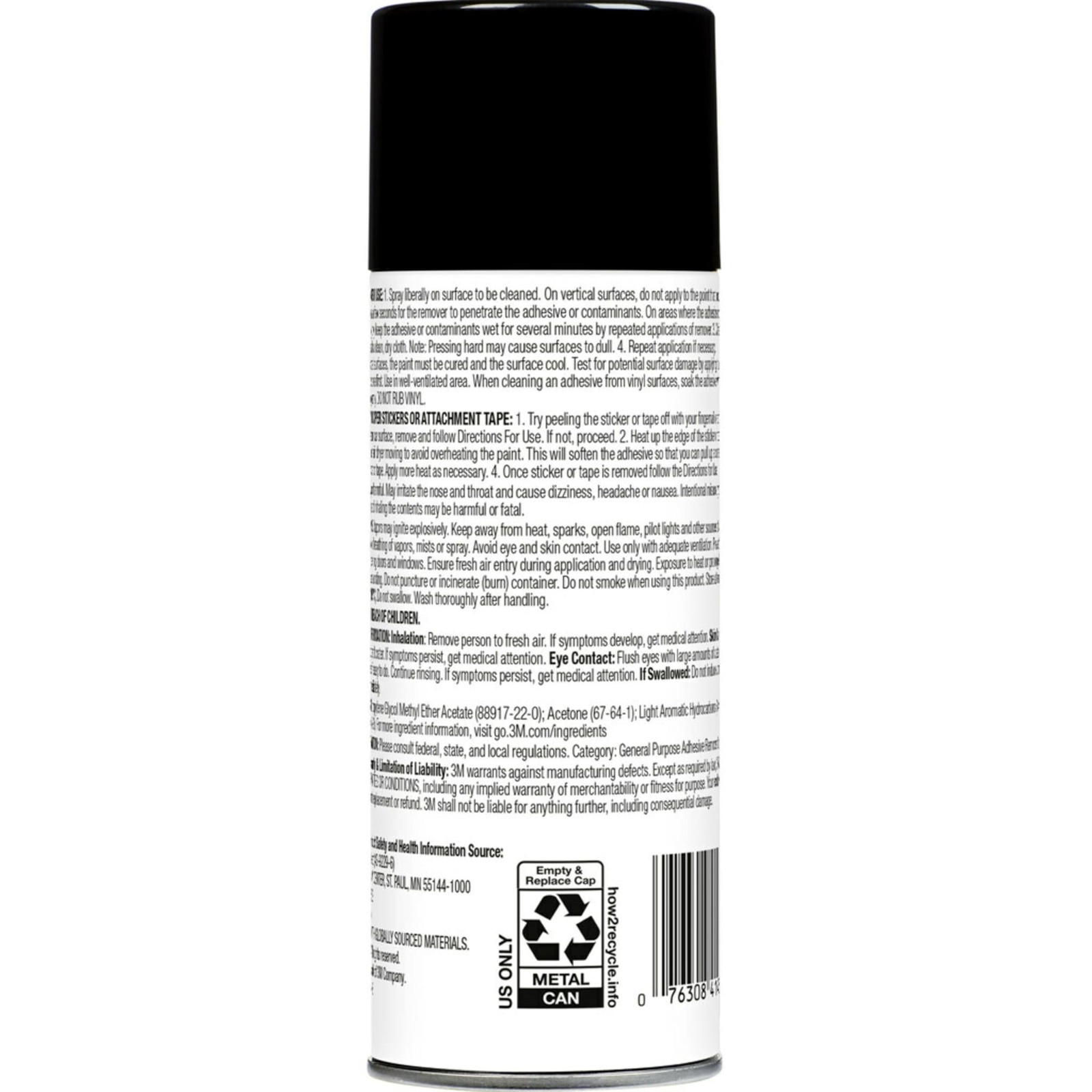 3M Adhesive Remover, 12 oz., Quickly Remove 1 Count (Pack of 1), White
