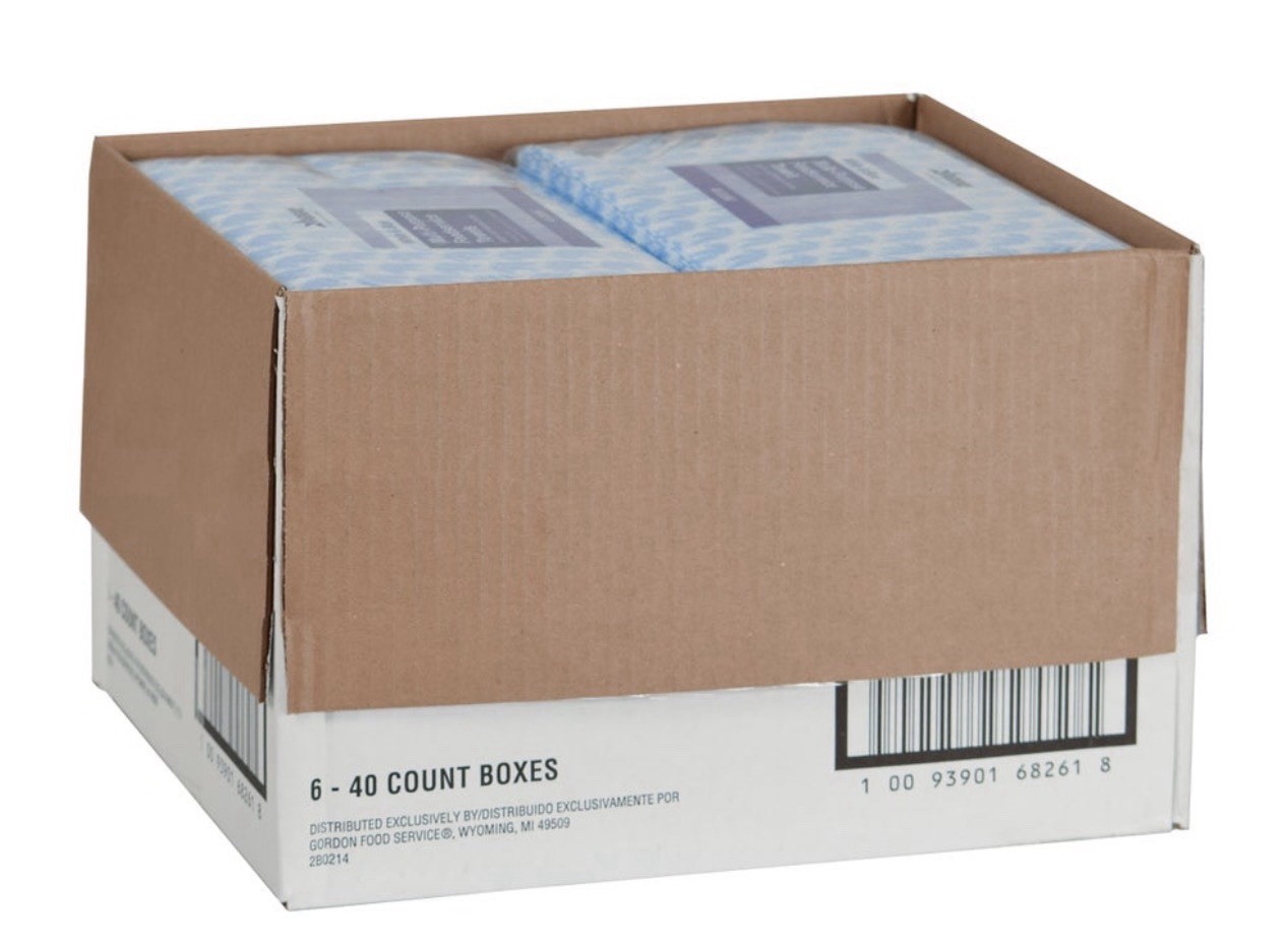 Case Of Array Multi-Purpose Foodservice Towels, 23.6” x 13.3”, 40 Ct Bag,6/Case