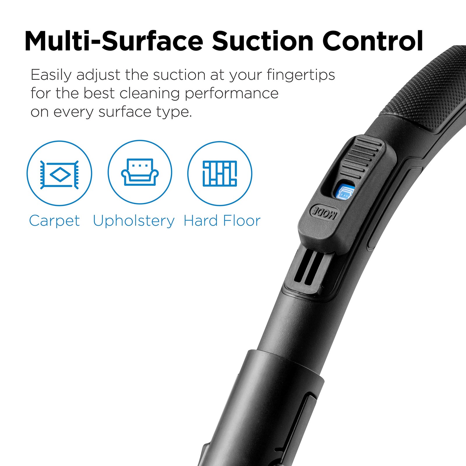 WhirlWind Bagless Canister Vacuum 2.5L, Lightweight for Carpets & Hard Floors