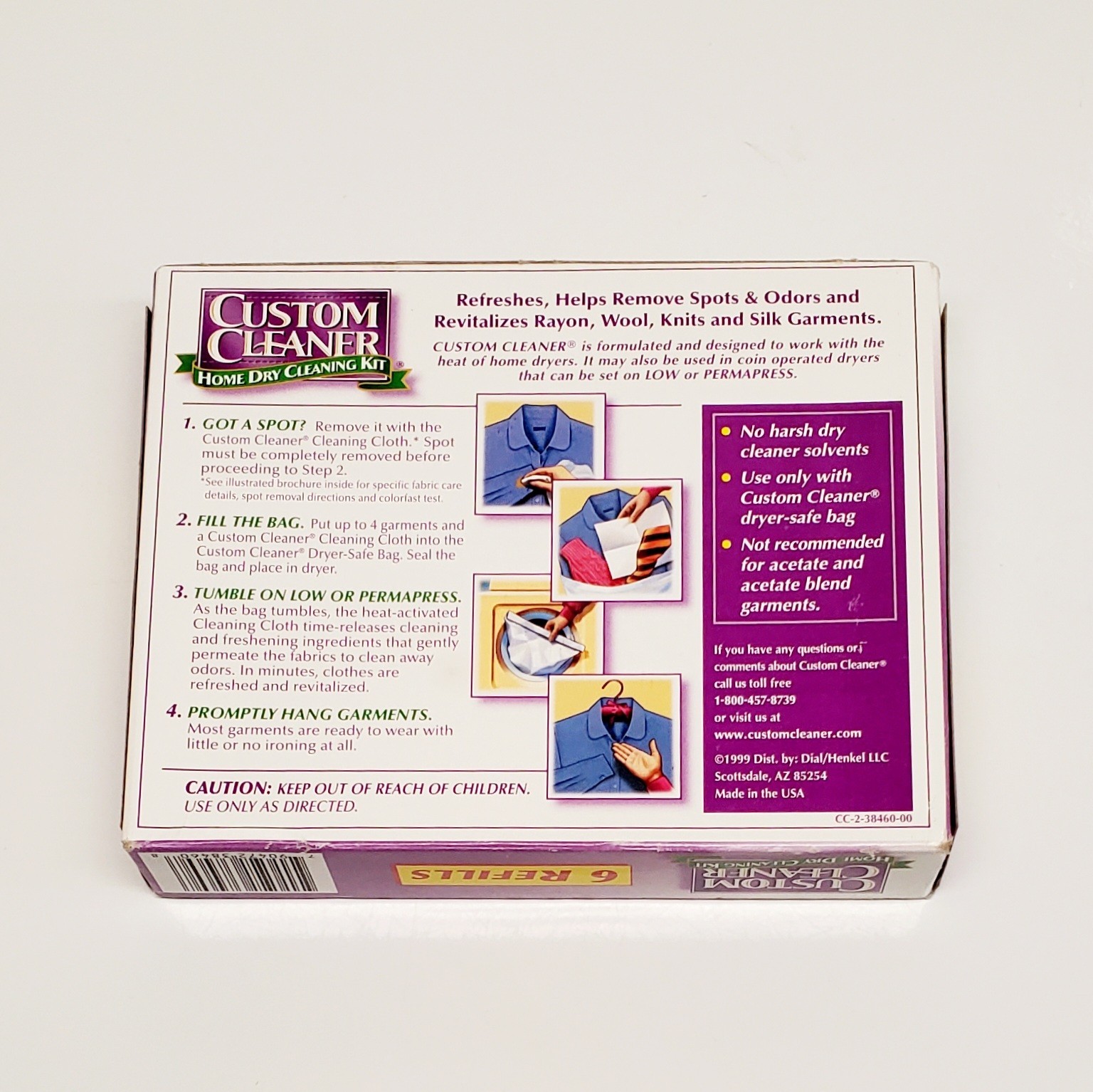 NEW Custom Cleaner Home Dry Cleaning Kit 6 Refills Wool Silk Dryer 24 Garments