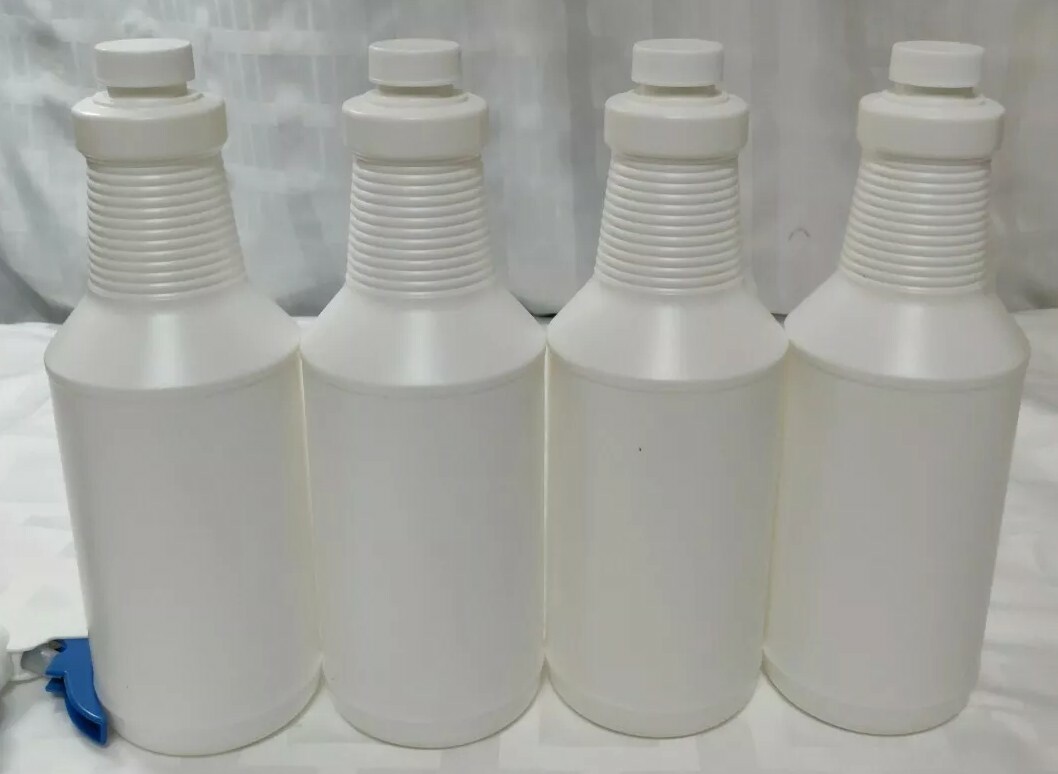 32oz Plastic Spray Bottles Empty And Reusable For Cleaning Solutions Water Auto