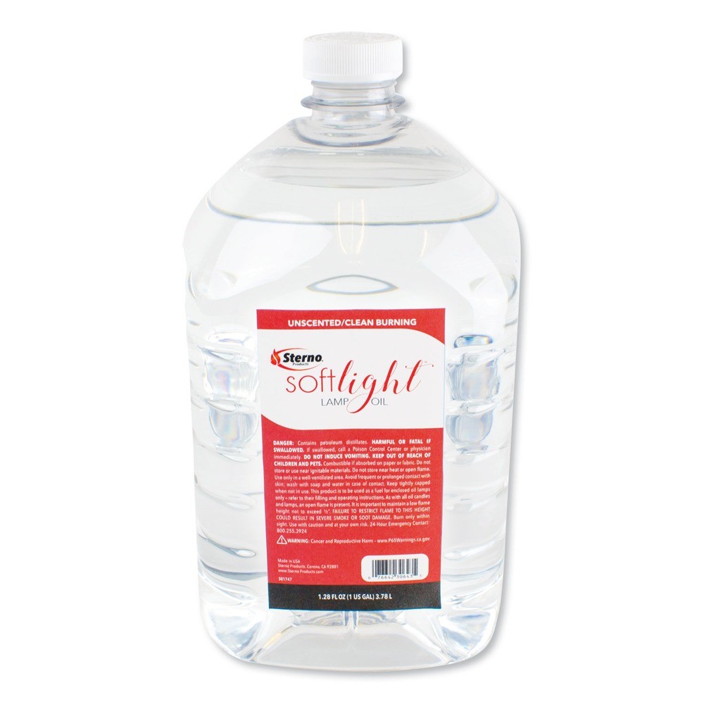 Sterno 30644 1 gal Bottle Liquid Wax Lamp Oil – Clear (4/CT) New