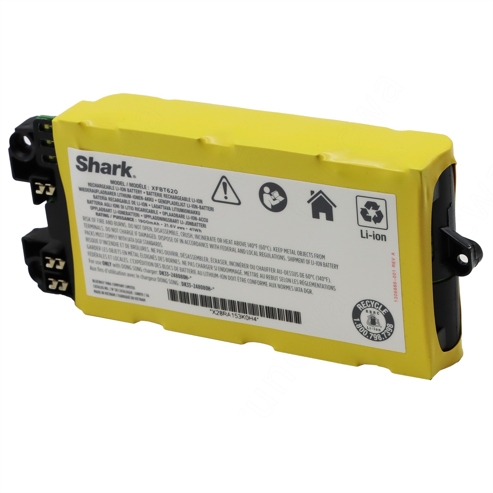 OEM Battery XFBT620 For Shark IX140 IX141H IZ140 IZ140C Cordless Vacuum Cleaners