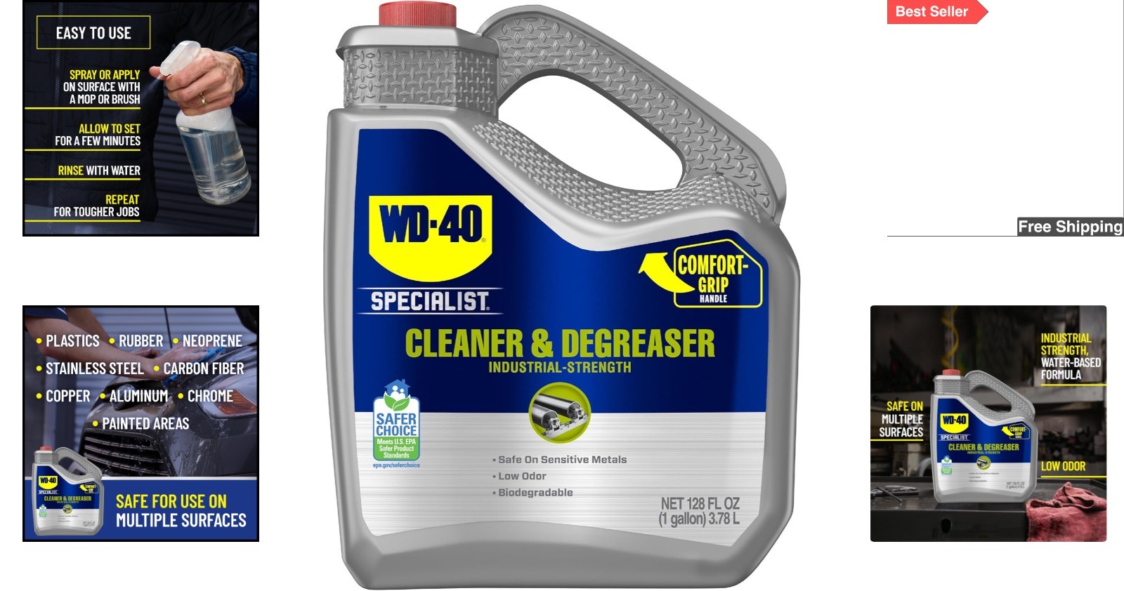 Eco-Conscious Multi-Surface Cleaner 1 Gallon – NSF Certified & Non-Abrasive