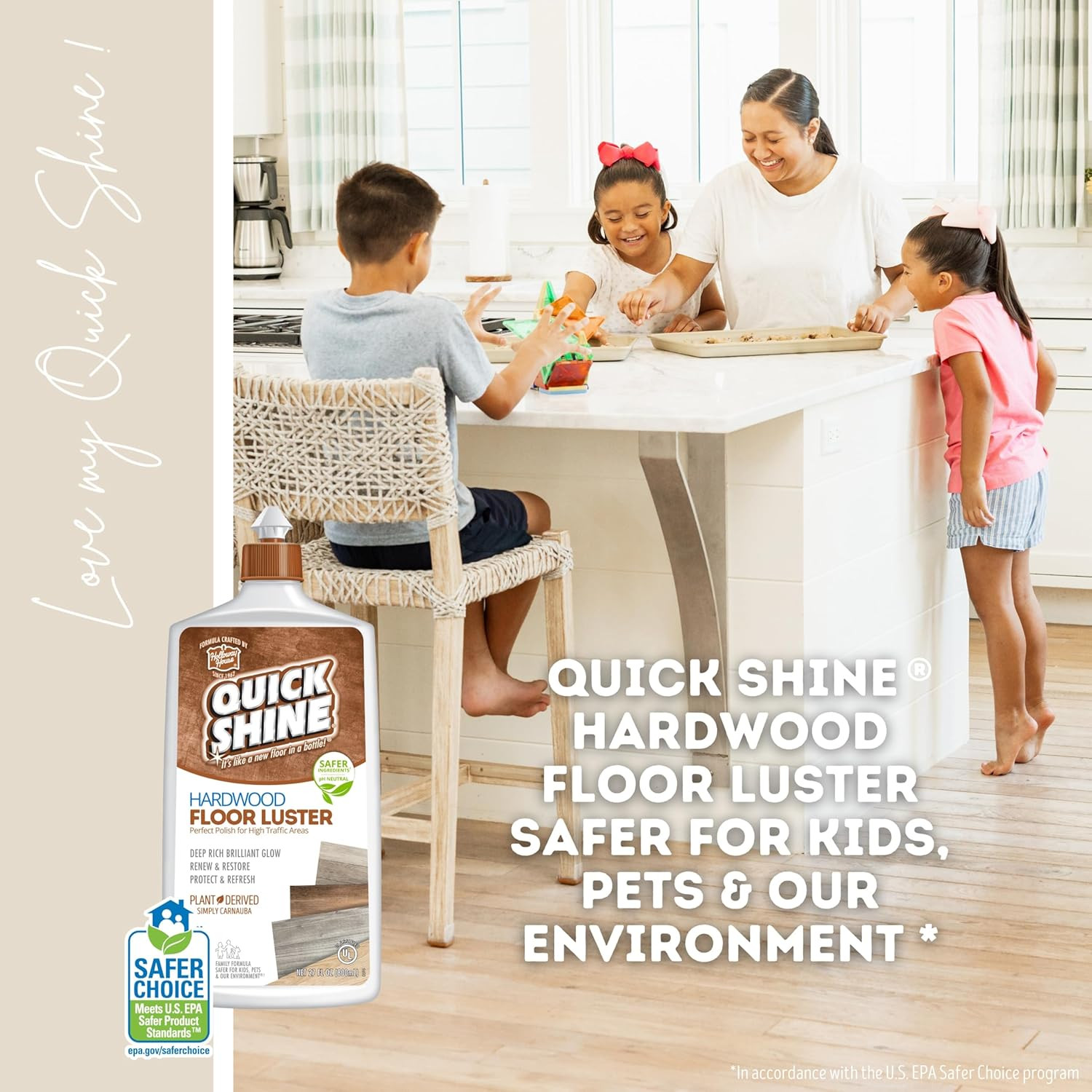 High Traffic Hardwood Floor Luster and Polish, 27 Fl. Oz.
