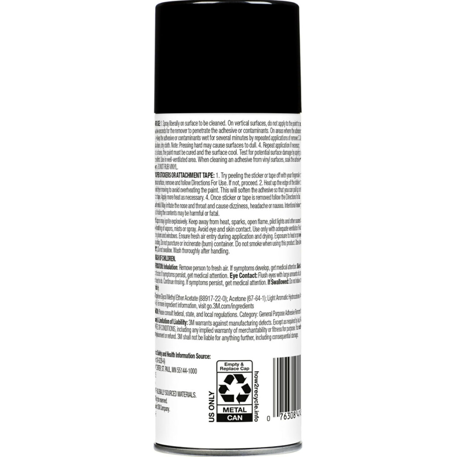 3M Adhesive Remover 12 oz. Quickly Remove Adhesive Attachment Tape Tar Wax
