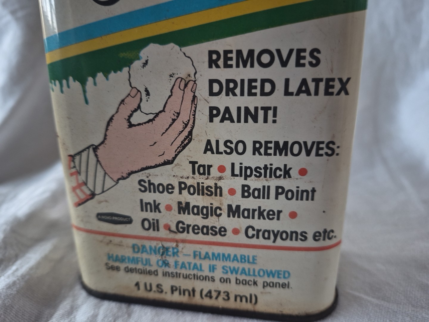 OOPS! NYBCO Stain Remover 1 US Pint Original DISCONTINUED Empty Rare
