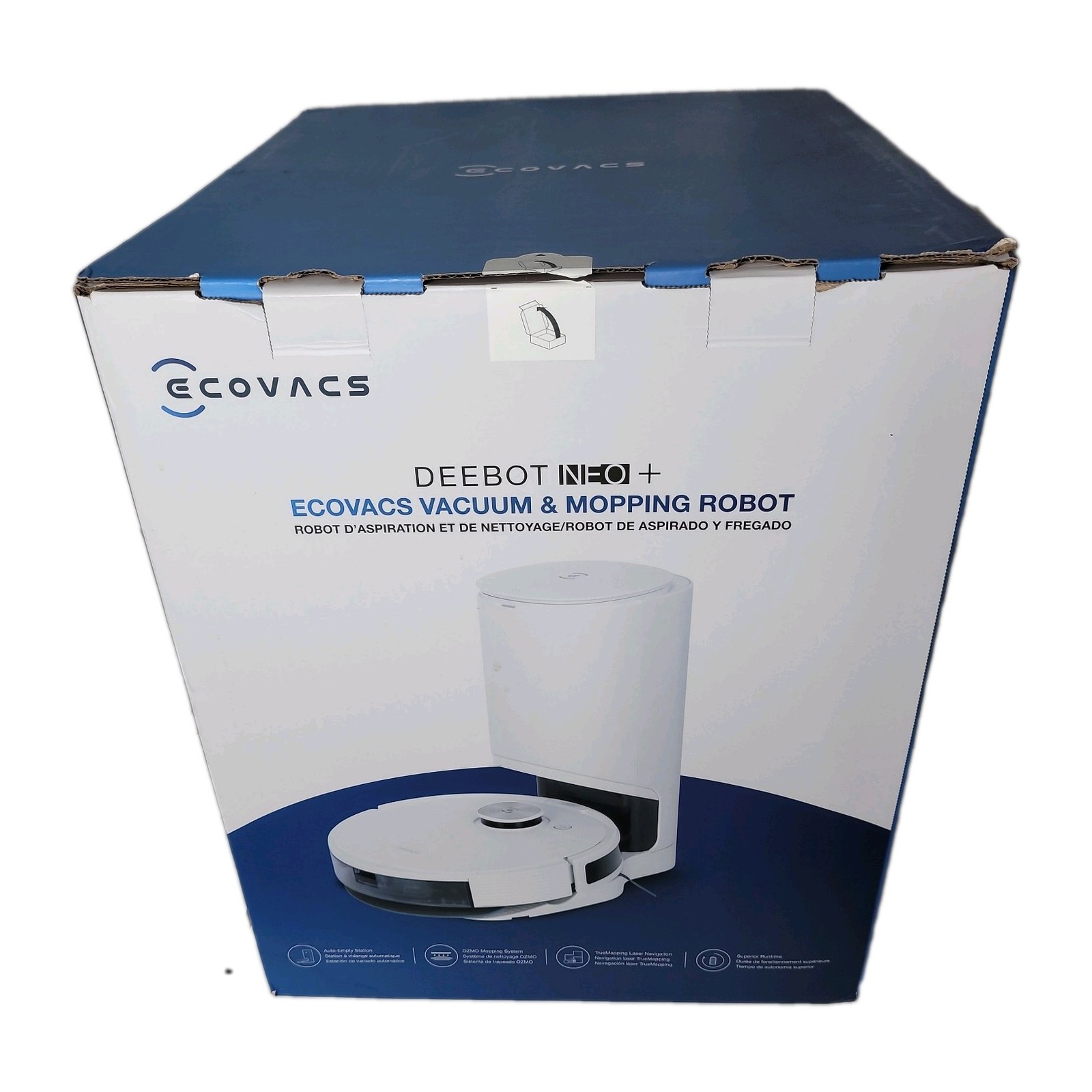 ECOVACS DEEBOT NEO+ Vacuum and Mop Robot with Auto-Empty Station