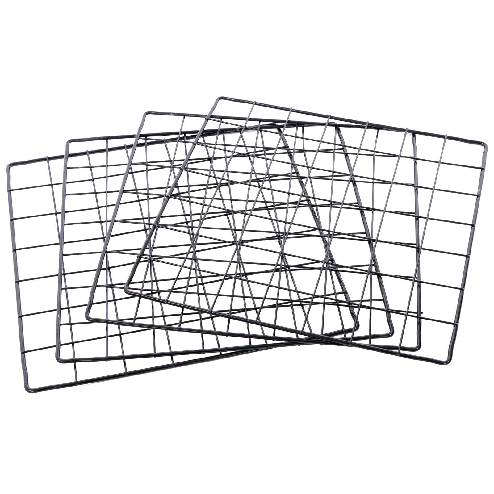 12-Cube Wire Cube Storage Organizer Shelving Wire Shelves Rack Modular Bookshelf