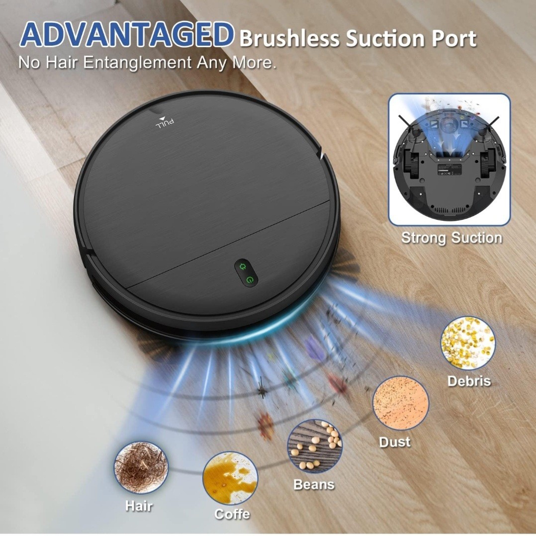 BR151 Robot Vacuum 2-in-1 Vacuum & Mop, Alexa & Google Assistant, Wi-Fi, Remote