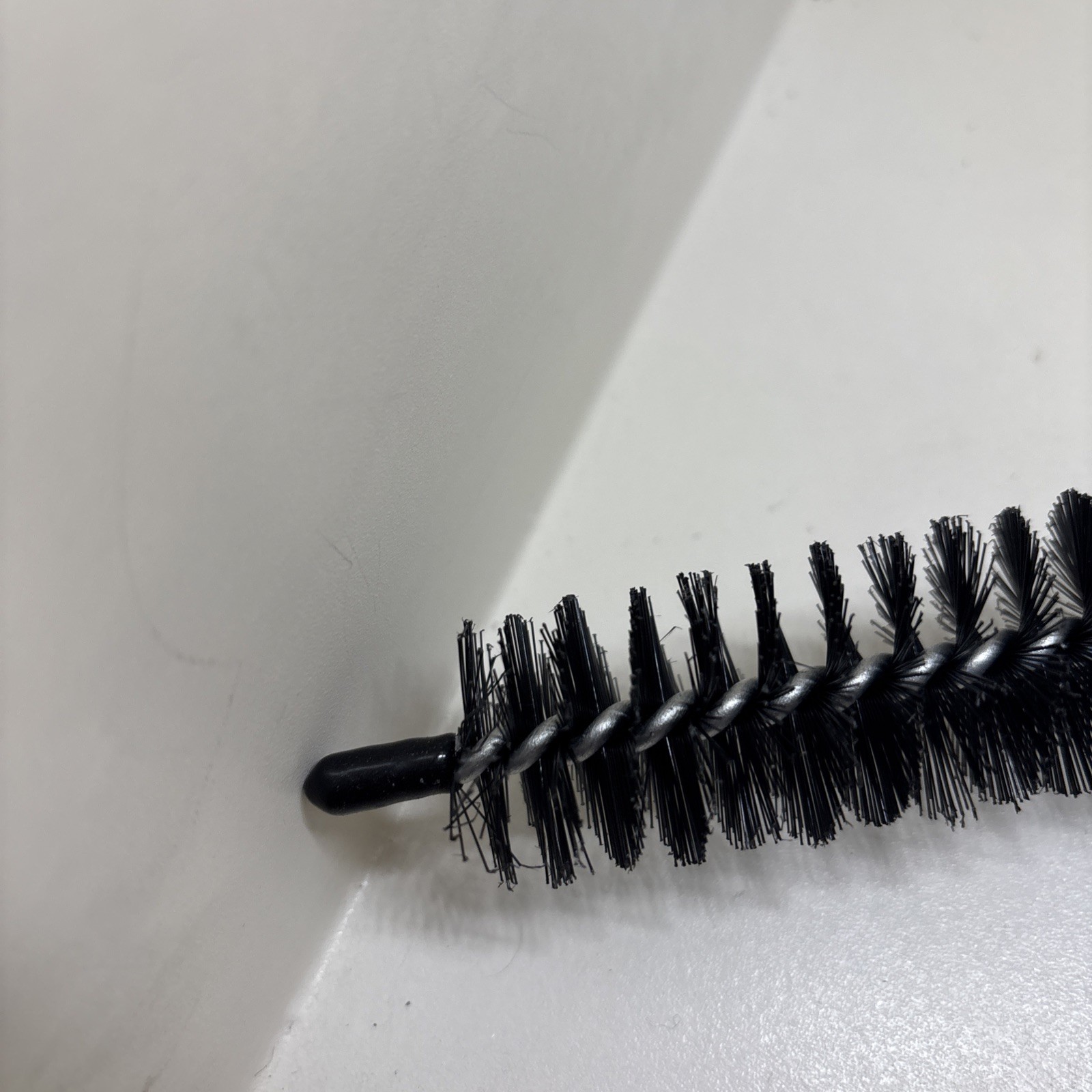 New 1.25” Flexible Bottle Tube Cleaning Brush Nylon Bristles Wood Handle