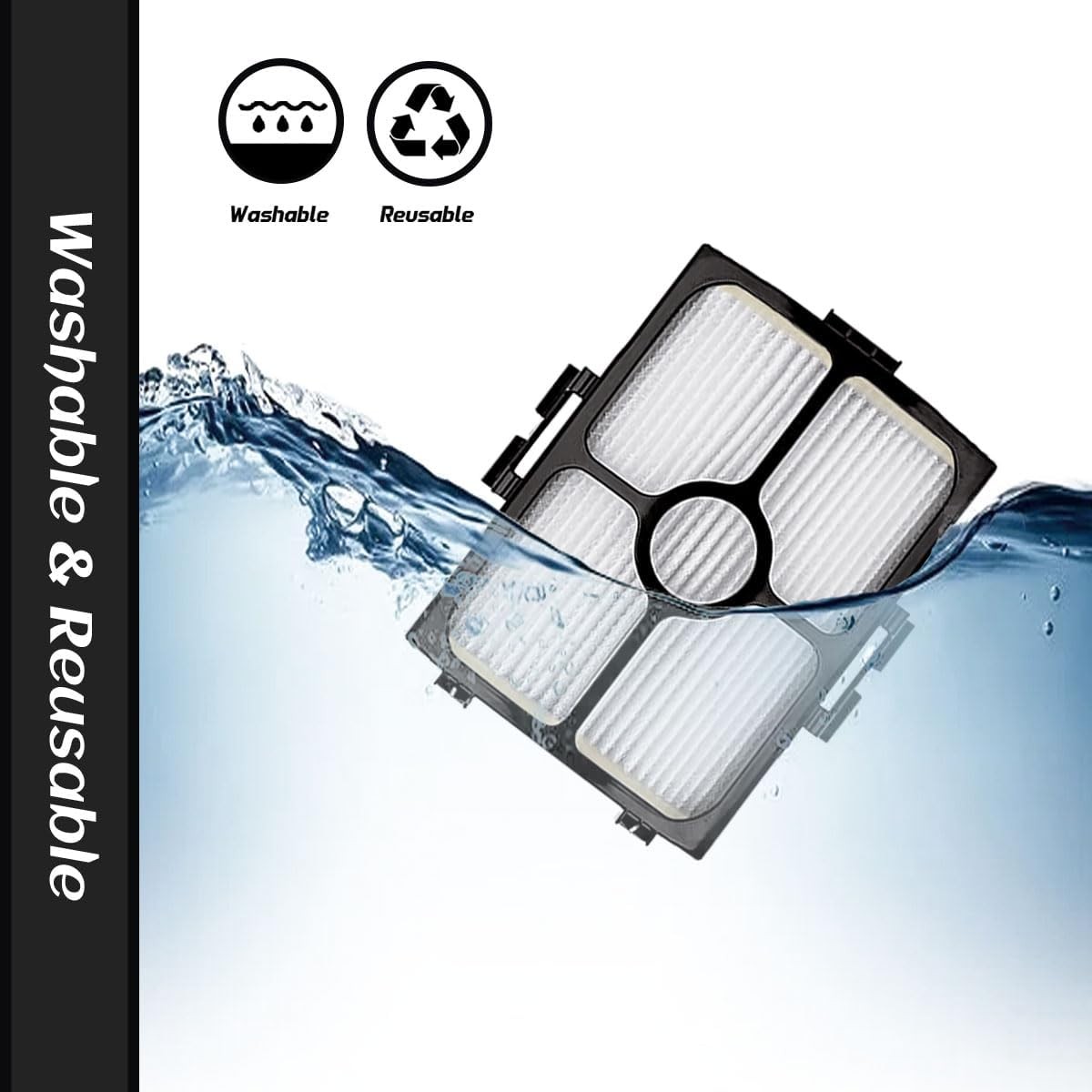 HZ3002 Vacuum Filters Replacement for Shark Stratos Ultralight Corded Stick