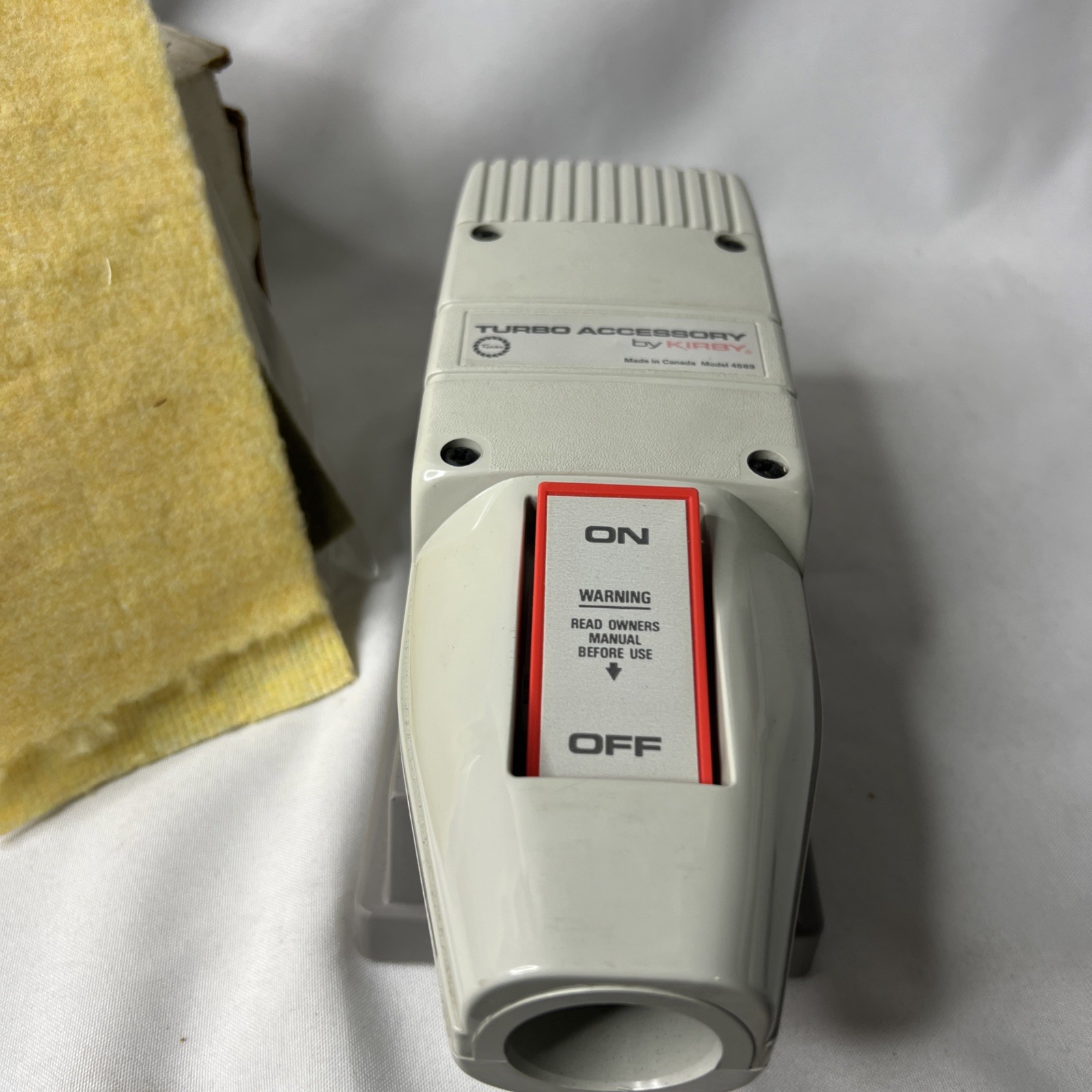 Kirby Gen 3 Turbo Accessory System Sander Polisher Massager Attachment