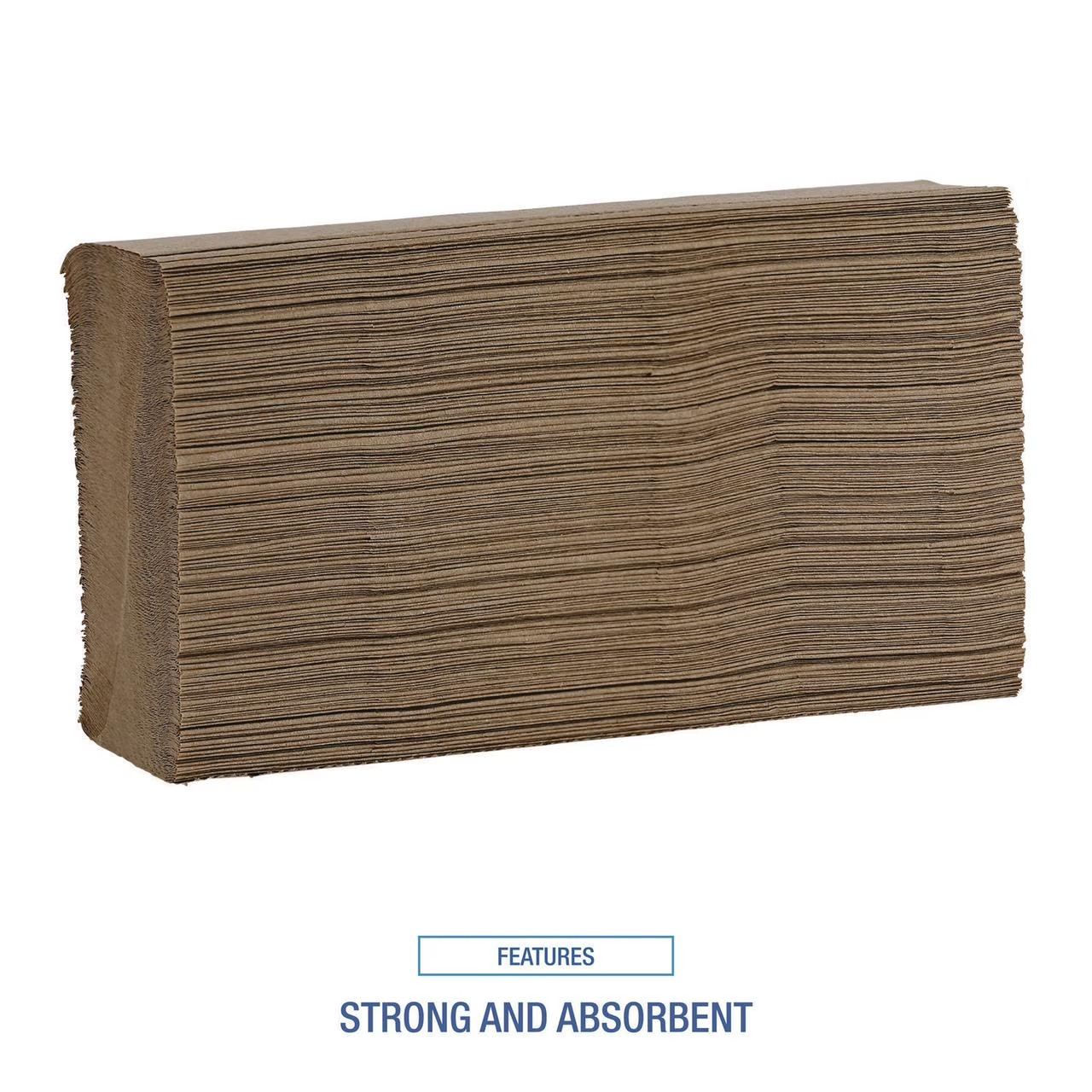 Boardwalk Multifold Commercial Paper Towels, Natural, 250 Towels/Pack, 16 Packs/