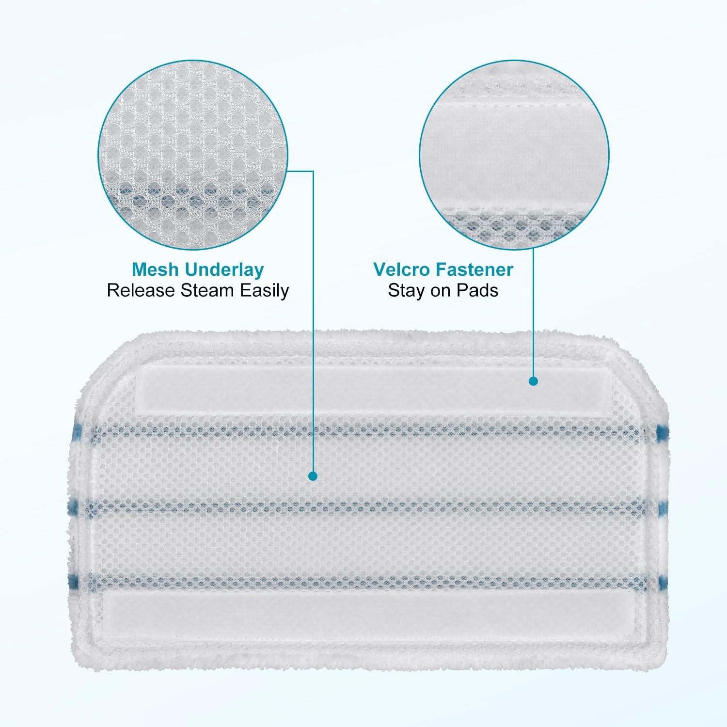 Steam Mop Pads Compatible with Black Decker Steam Mop SM1600, SM1610, SM1620,…