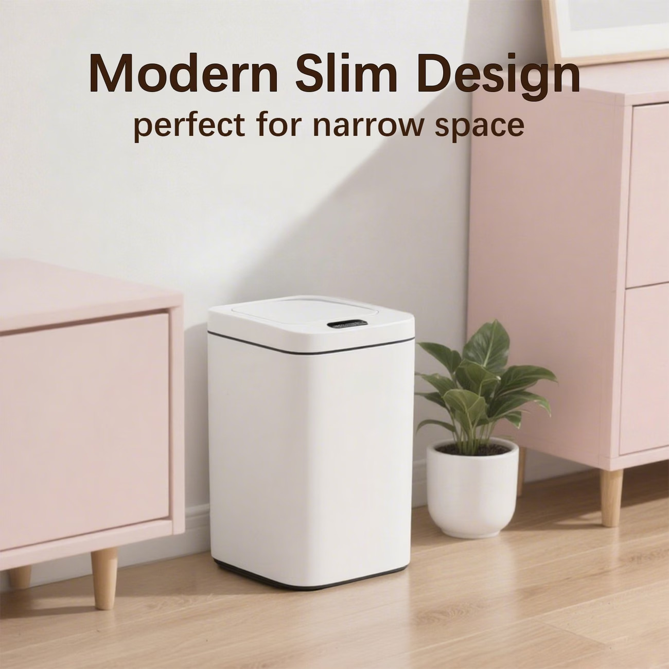 3.17Gallon Kitchen Trash Can Automatic Touch Free Garbage Can with Lid