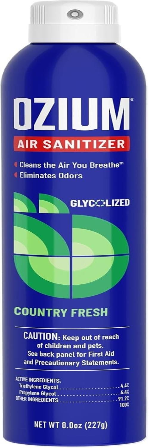 Ozium 8 Oz. Air Sanitizer & Odor Eliminator for Homes, Cars, Offices and More
