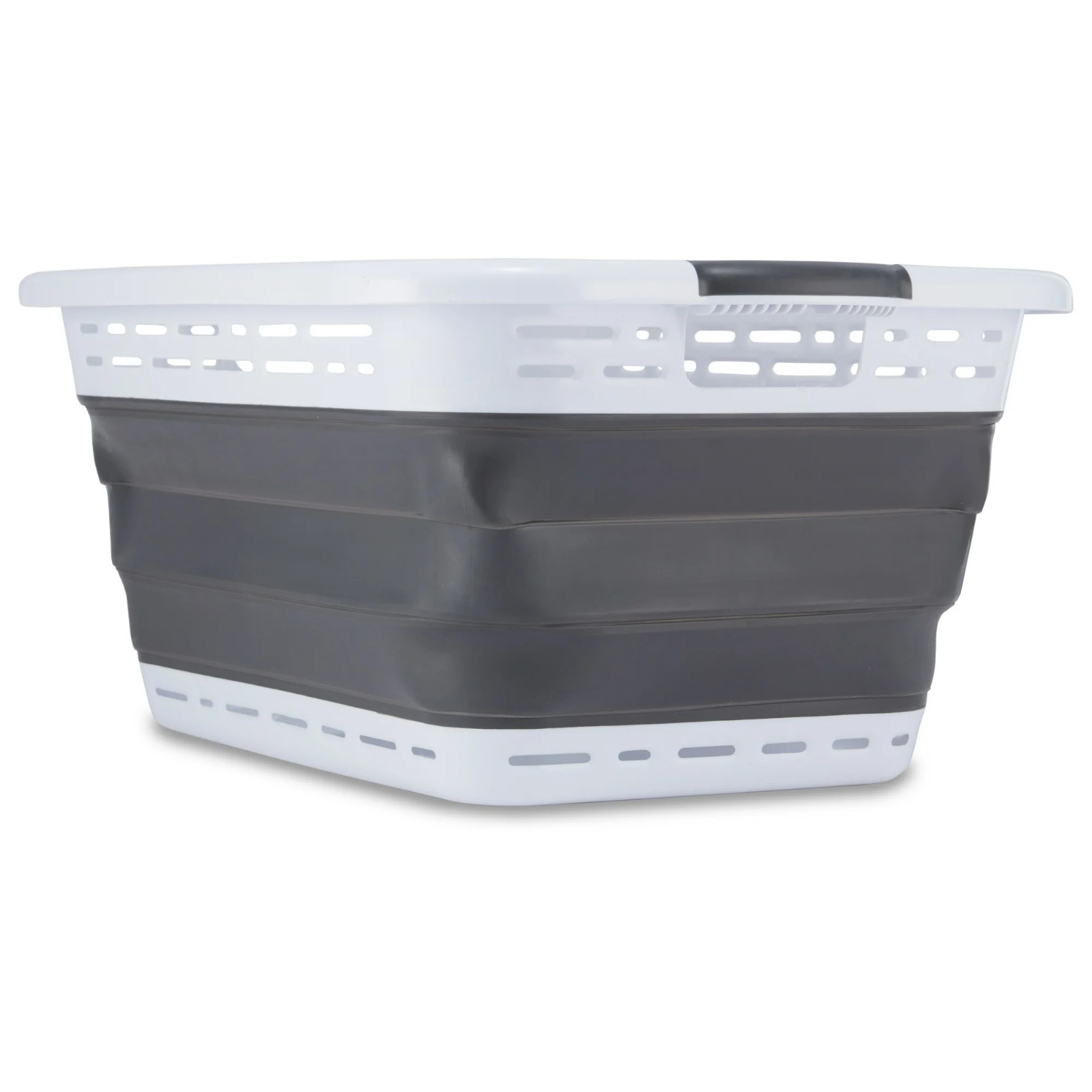 Lightweight Collapsible Laundry Basket W/ Handles Portable Storage Solution New