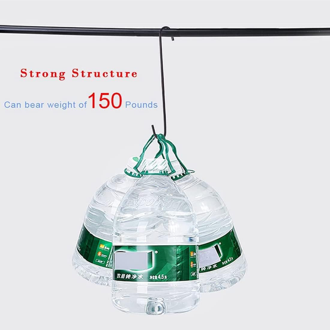 Extra Large Plant S Hooks (6 Pack 10 inch) Rust Resistan Heavy Duty Long S Hooks