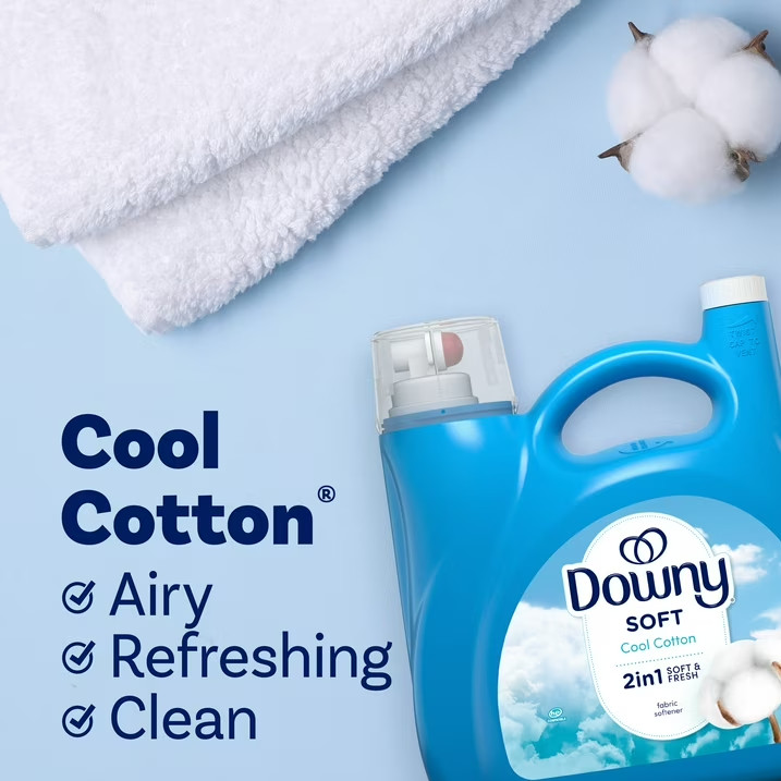 Downy Liquid Laundry Fabric Softener and Conditioner,140 fl oz Free Shipping