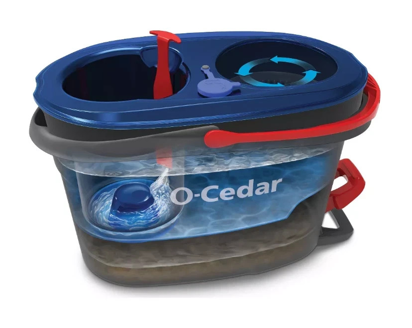 O-Cedar RinseClean Spin Mop & Bucket System, NEW