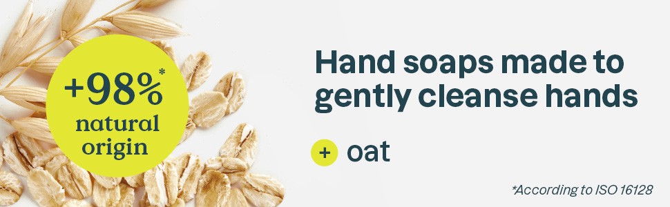 Hand Soap for Sensitive Skin with Oat, EWG Verified, Dermatologically Tested,