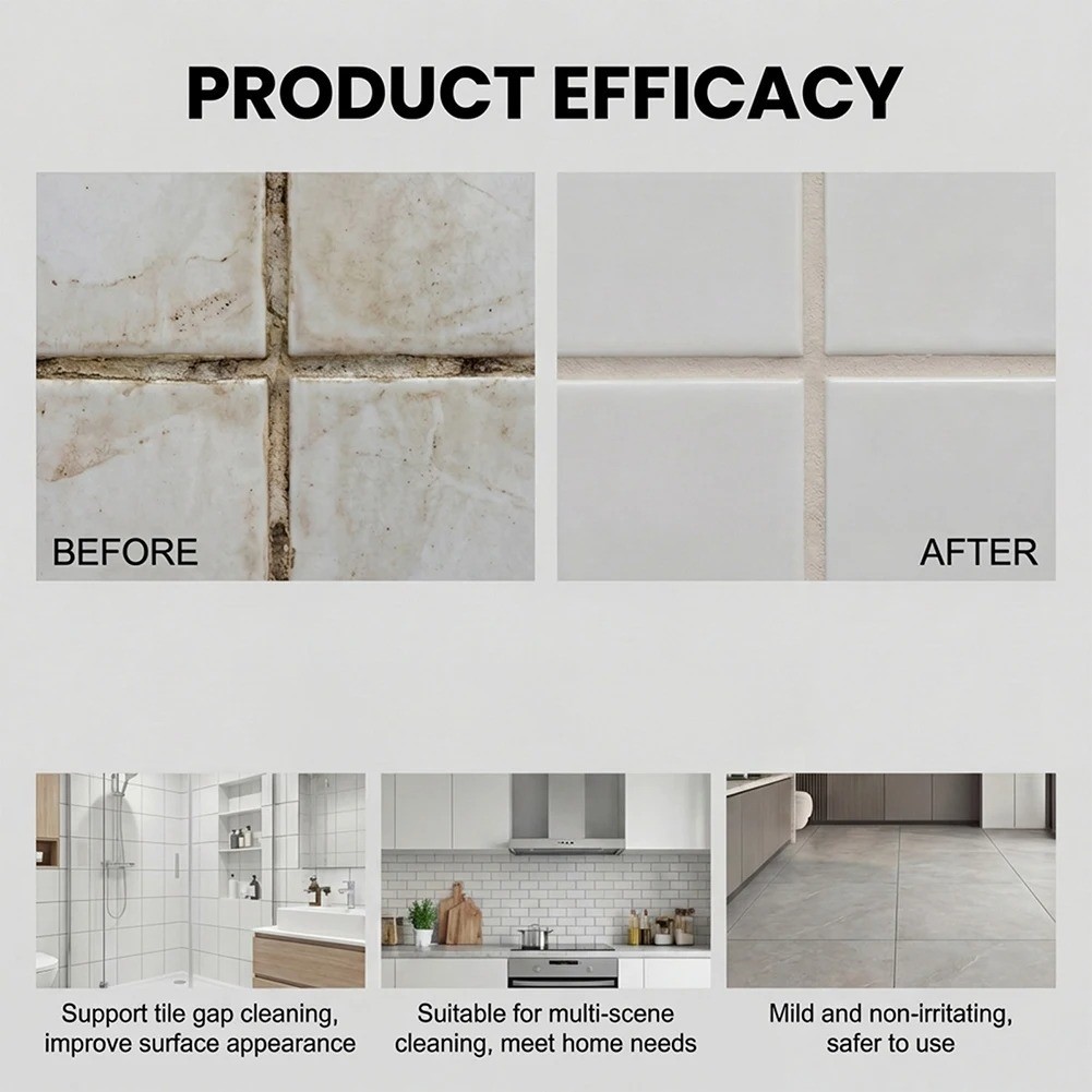 Clean-eez Grout-eez Heavy Duty Grout Cleaner Tile & Floor Stain Remover 32oz