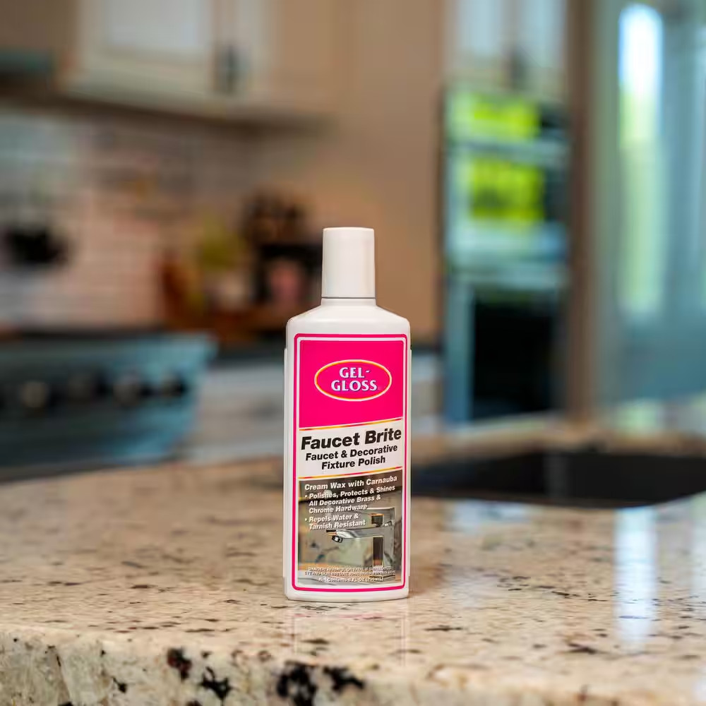 Faucet Brite and Decorative Fixture Polish 8 Oz. Liquid