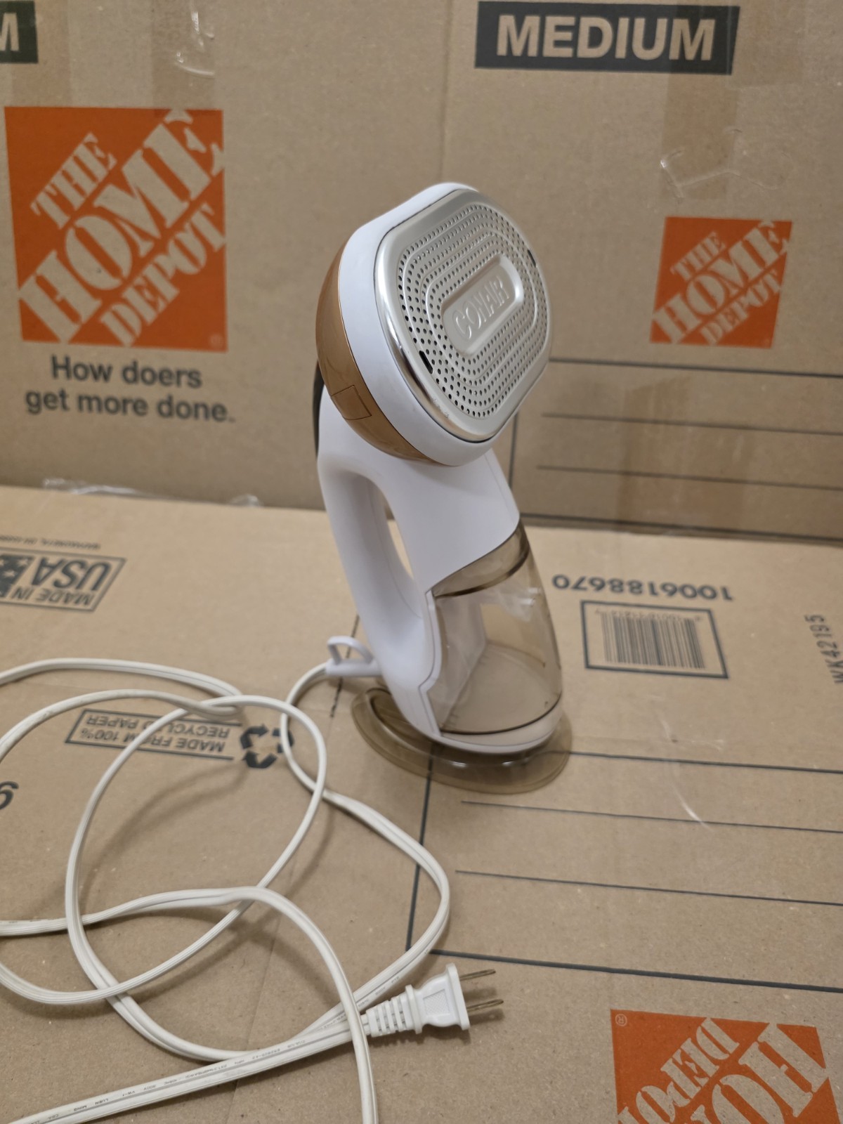 Conair Hand-Held 2-in-1 Turbo ExtremeSteam Garment Steamer, Steam and Iron A41
