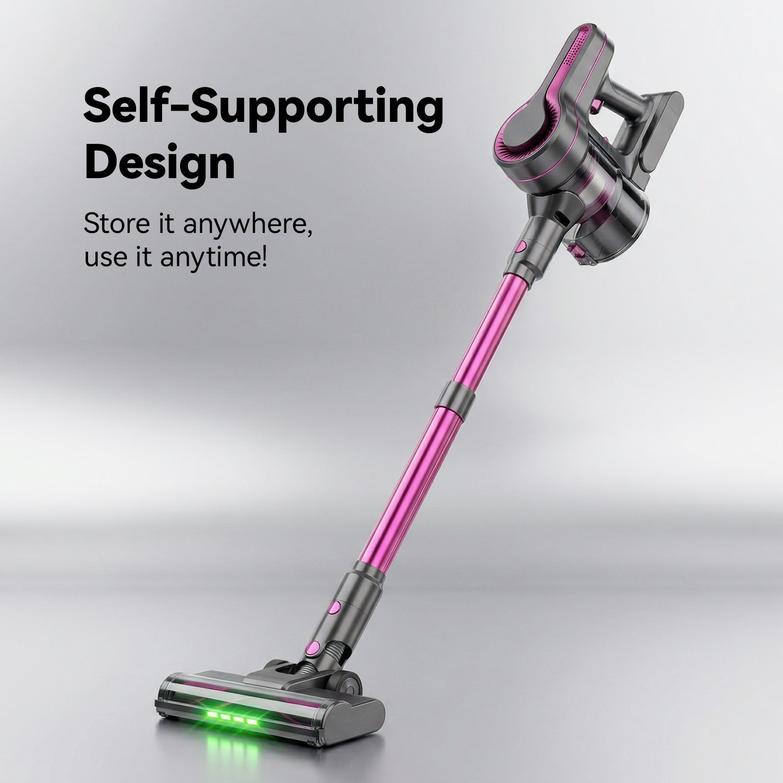 Cordless Stick Vacuum Cleaner with Powerful Suction 600W 40000PA 70Mins Runtime