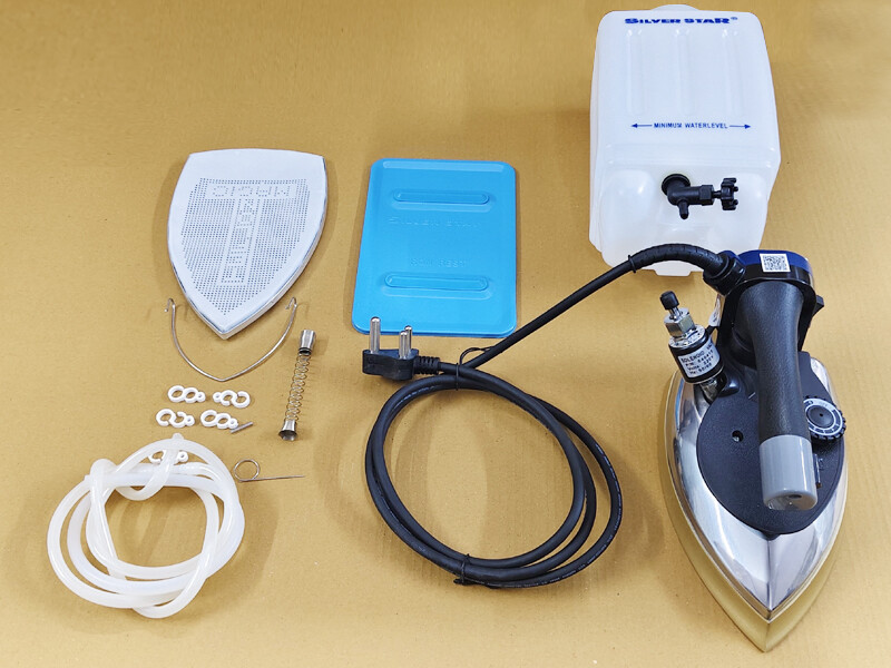 Best Silver Star Steam 1300 Watts 220V Electric Steam Iron Es-300L + Free Ship