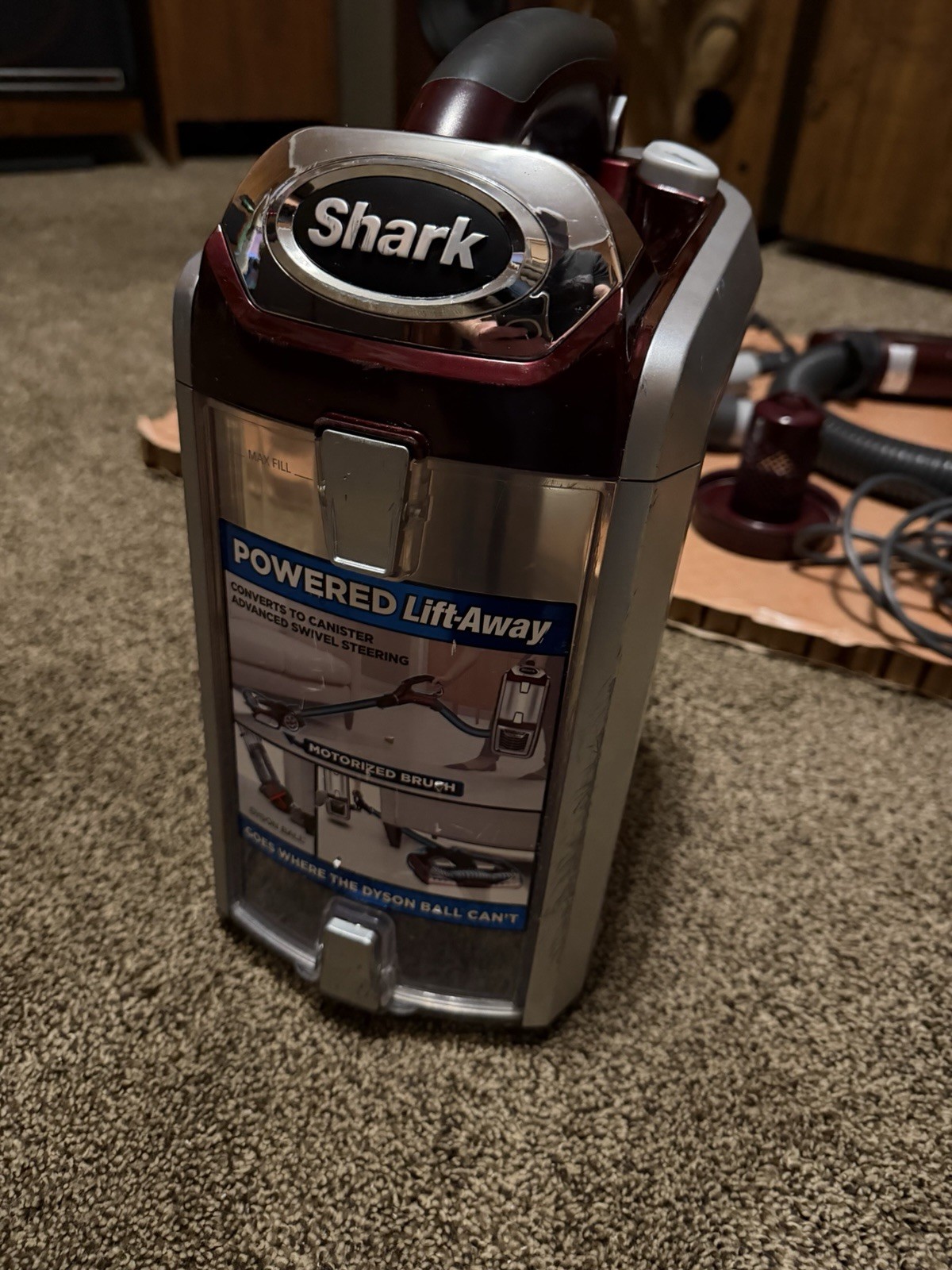 Shark True Pet Lift Away Vacuum Cleaner Parts ..Good Used Condition