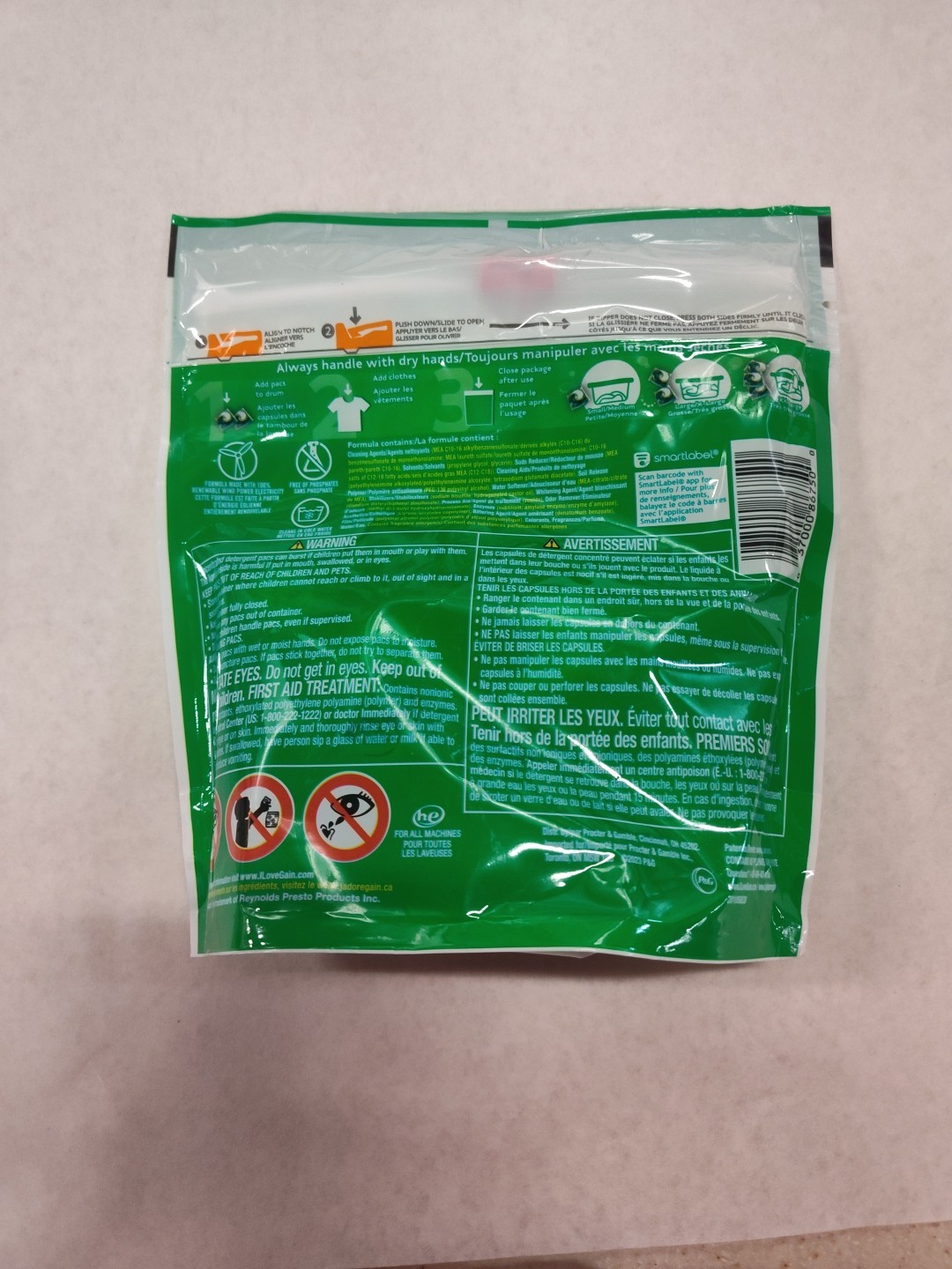 Gain Flings 3 in 1 Original Laundry Detergent Pods – 16 Packs (340g)