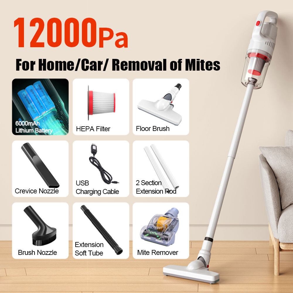 Stick-Vacuum Cleaner – Small-Handheld Vacuum – Lightweight Electric Brooms US-