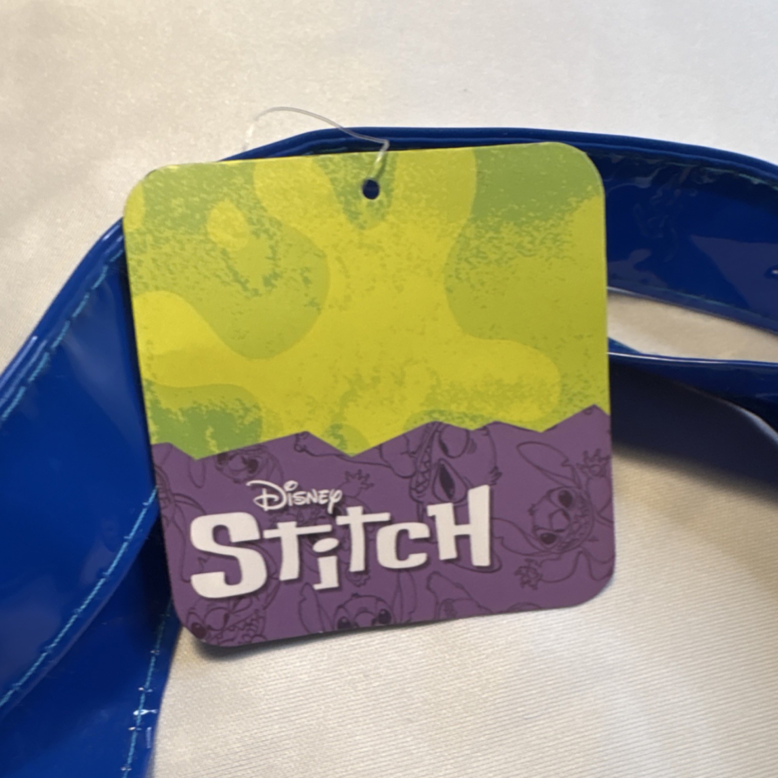 Disney Stitch Foldable Blue Plastic Reusable Shopping Bag Pop Art Tote