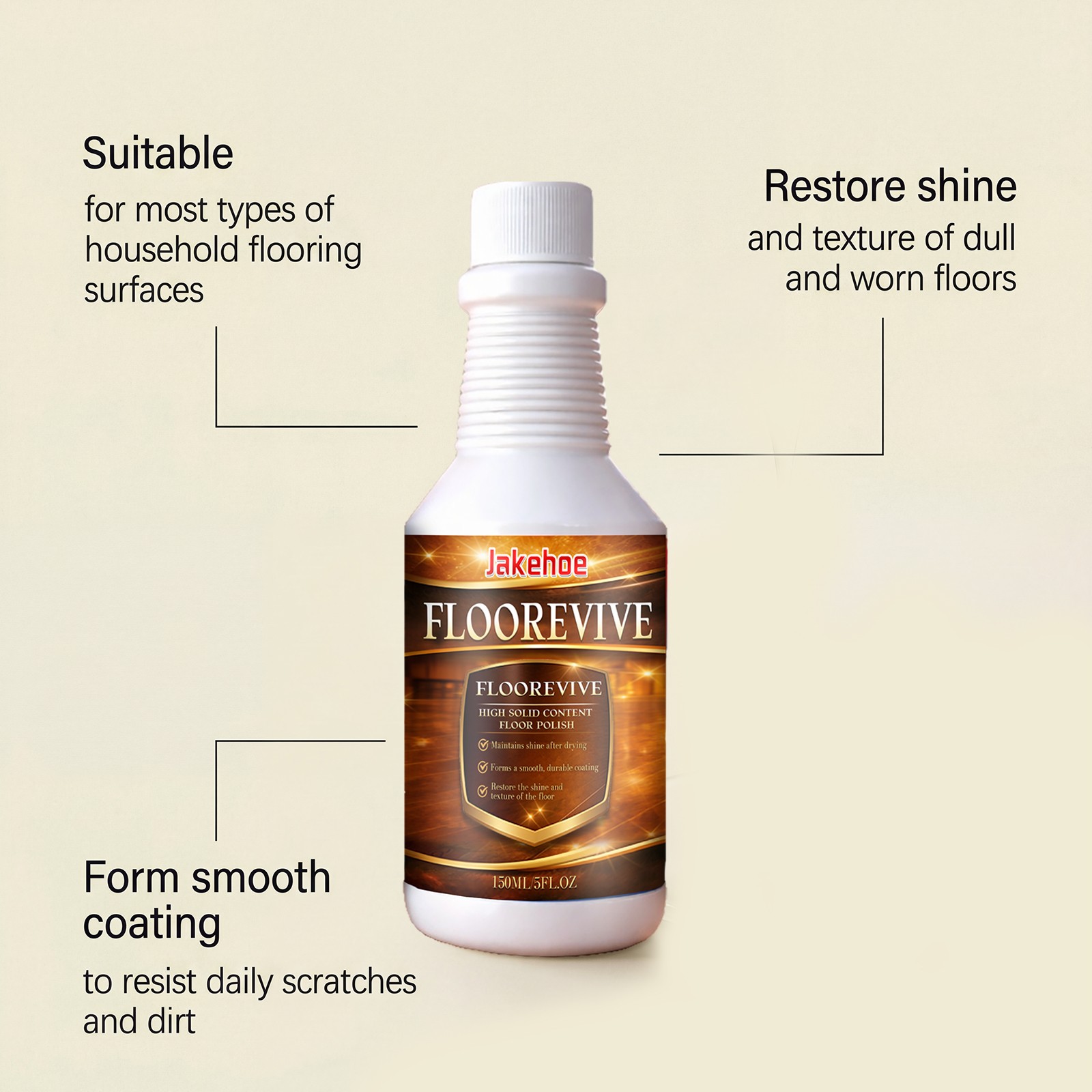 Floorevive Floor Restorer Floor Restorer/Polish -Revitalize And Shine Wood