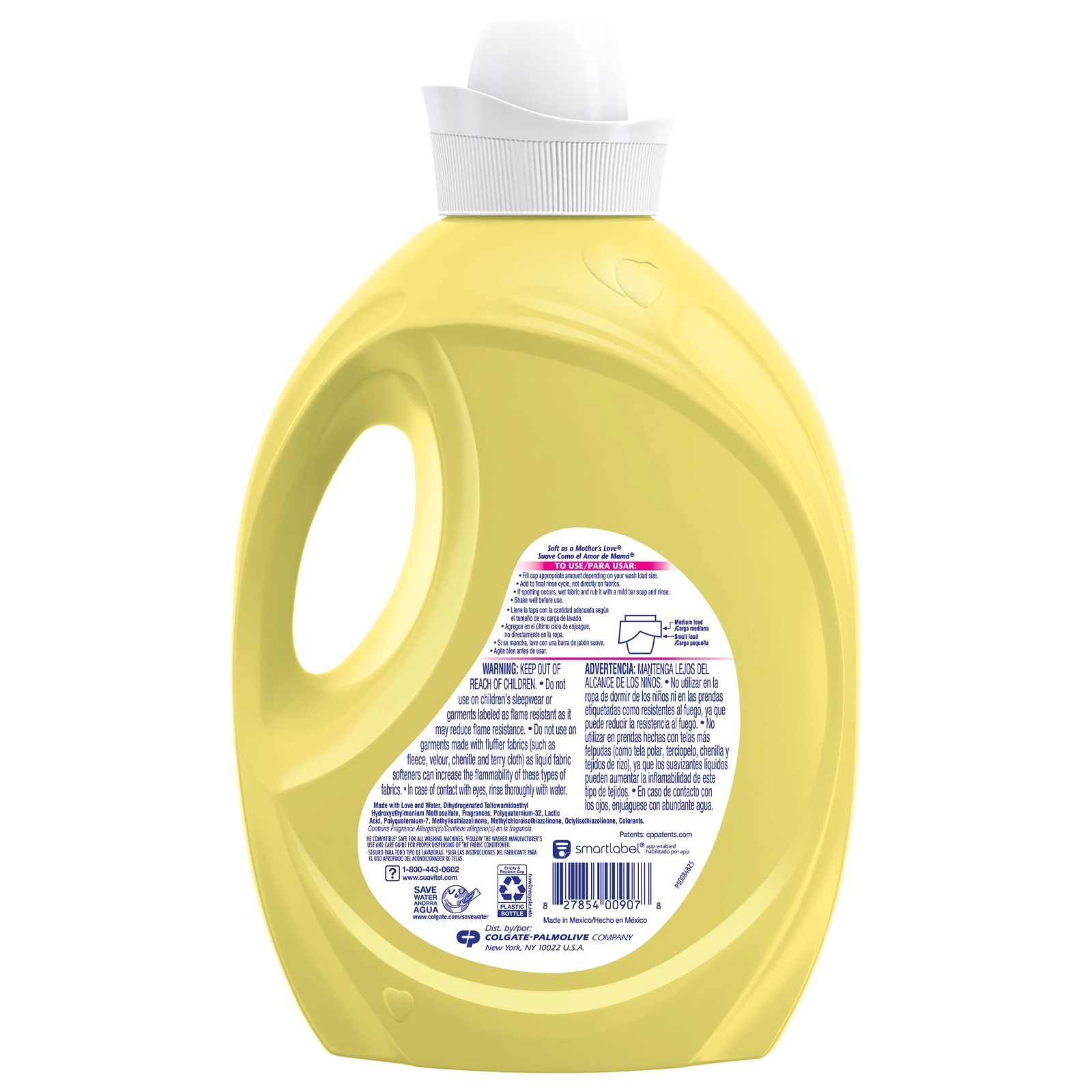 3PK Suavitel Liquid Fabric Softener Morning Sun, 105 oz 105 Loads HE Conditioner