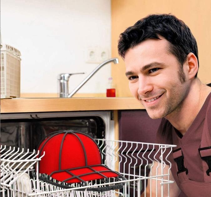 Hat Washer Baseball Cap Cleaner Machine Washing Cage Holder Frame Net
