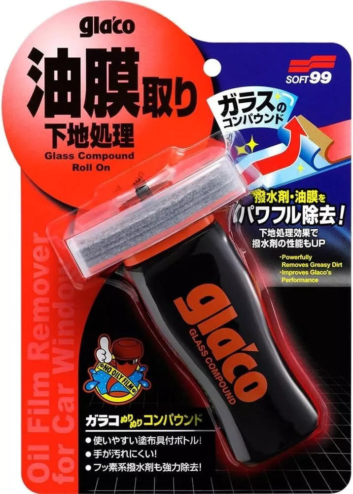 SOFT99 Glaco 04101 Window Care Oil film Glass Compound 100ml Cleaner Roll-On