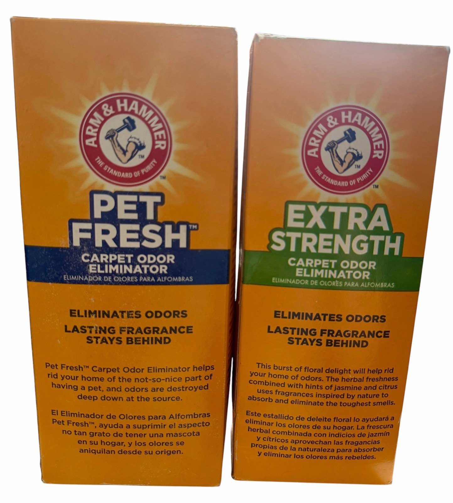 Arm & Hammer Carpet Odor Eliminators – 2 OF PACK 42.6 oz 30.0 oz