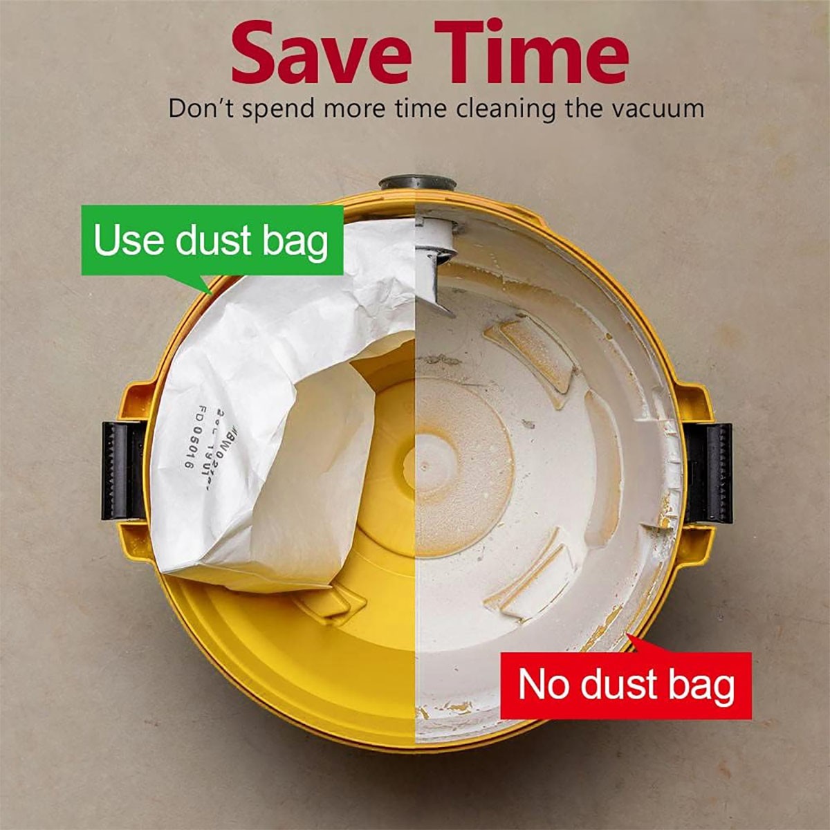 5Pack Replacement Shop-Vac 90661 Bag Type E/H for 5-8 Gallon Vacuum – 9066100