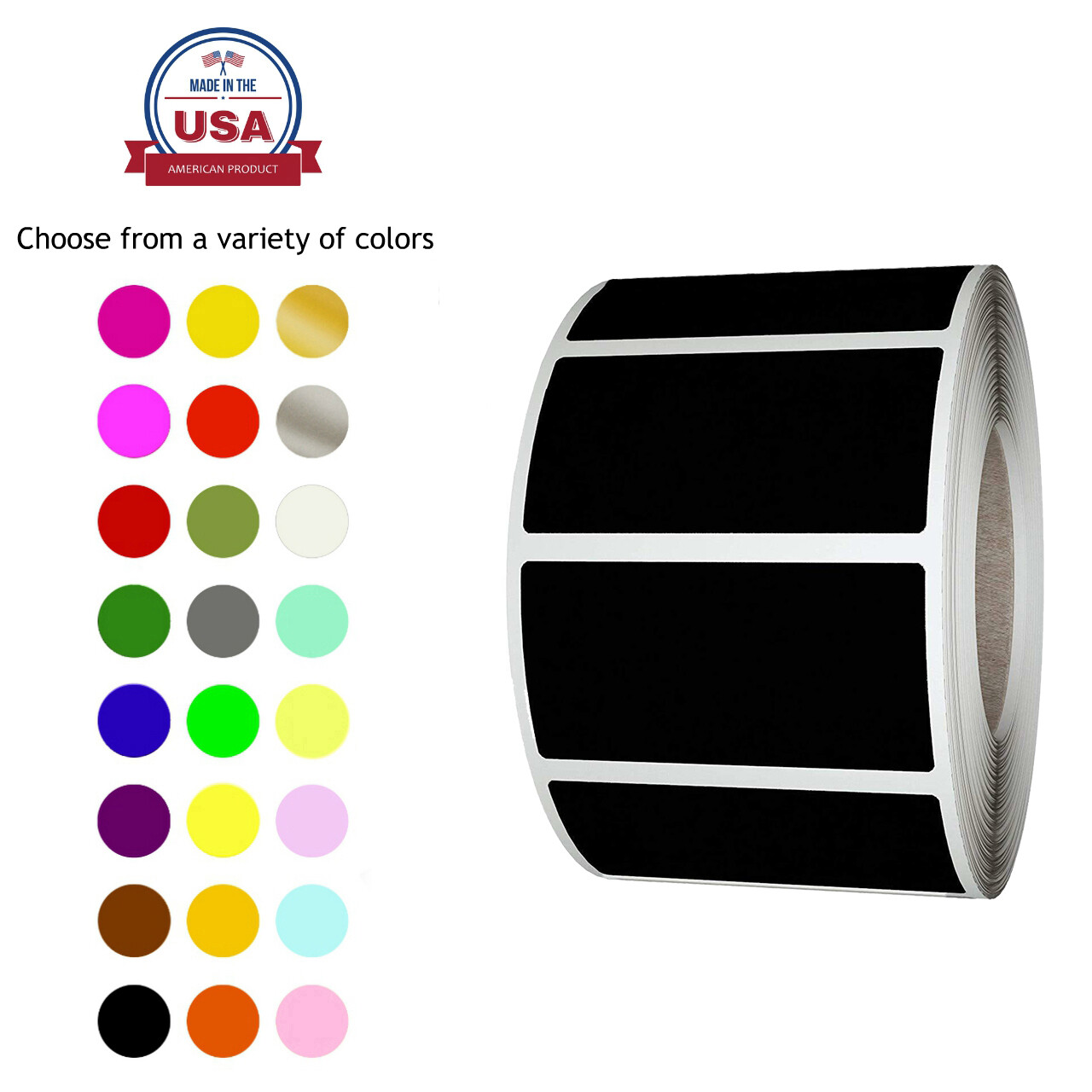 Rectangle Marking Stickers 40mm x 19mm Labels for Decoration Art 1.57″ x 0.75″
